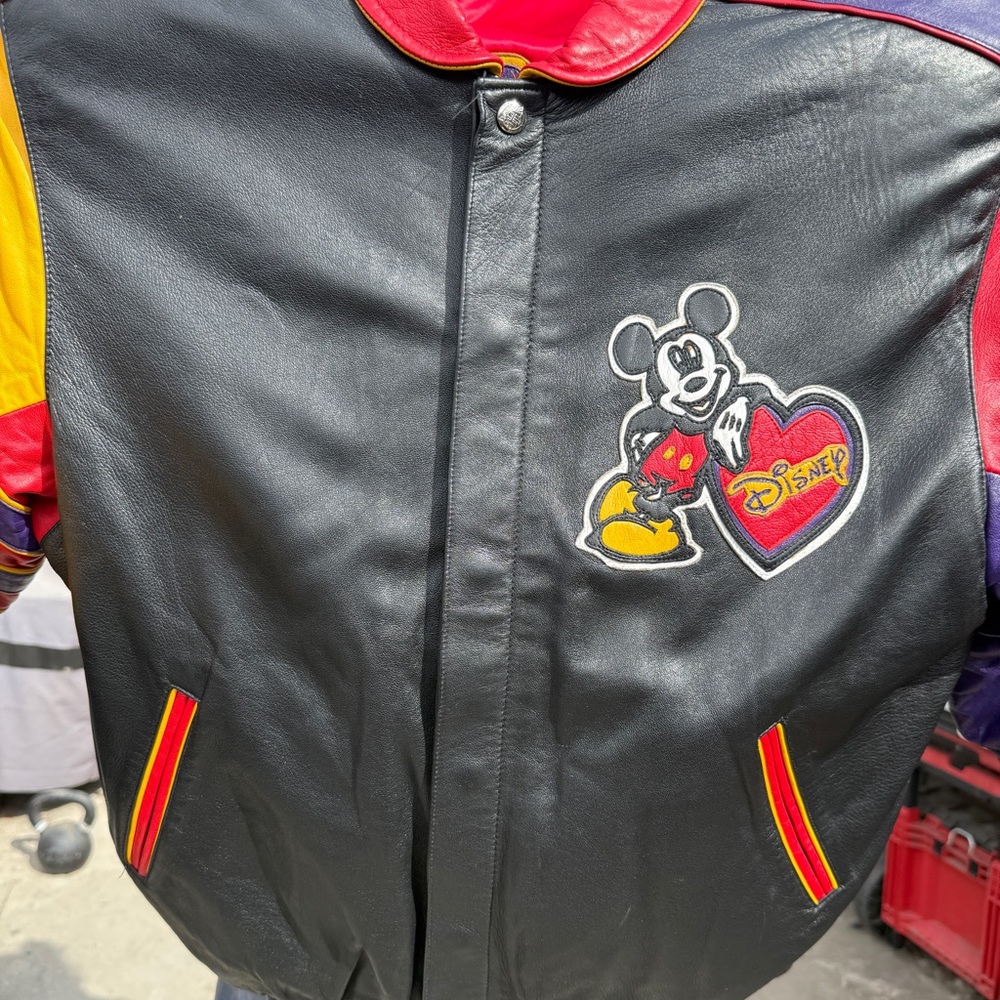 Vintage Disney Leather Jacket - Picture 7 of 13